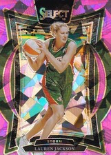 2025 WNBA Select Lauren Jackson #35 Concourse Pink Ice Prizm Seattle Storm