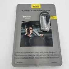 Jabra Cruiser Bluetooth Car Kit Speakerphone 450775 NEW sealed w/ AC Adapter
