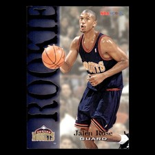 Jalen Rose Rookie #320 1994-95 Hoops Denver Nuggets Basketball Card NBA. rookie card picture
