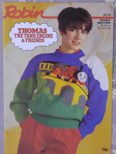 Knitting pattern of James the Red Engine sweater from Thomas Tank & Friends