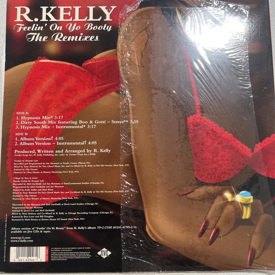 Feelin' On Yo Booty-Remixes by R. Kelly (Record, 2001) 12 Inch Vinyl Maxi Singl - Изображение 4 из 4