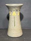 Circa 1916 Arts & Crafts Mission Roseville Pottery Vase Mostique Pattern. 164