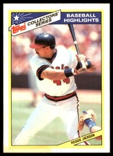 Reggie Jackson 1987 Topps Woolworth Baseball Highlights #4 Angels MLB READ