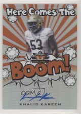 2020 Leaf Valiant Here Comes the Boom! Orange 20/50 Khalid Kareem Auto 1u6