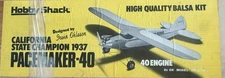 Hobby Shack By Irwin Ohlsson Pacemaker AIRPLANE KIT IN BOX(no aluminum cowl)