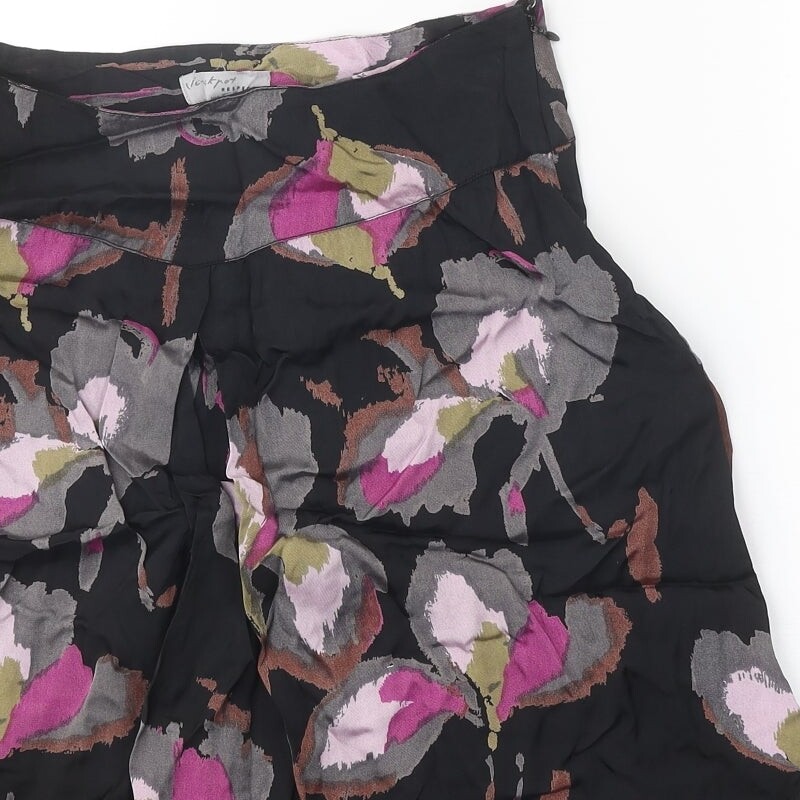 Ann Taylor Loft A-Line Skirt Size 4 Gray Speckled Wool Blend Knee