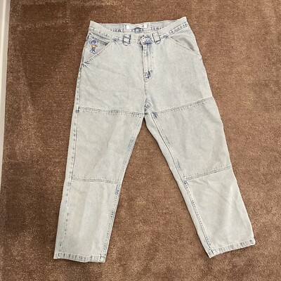 Polar Skate Company 93 Double Knee Jeans Light Wash Denim Pants 34 