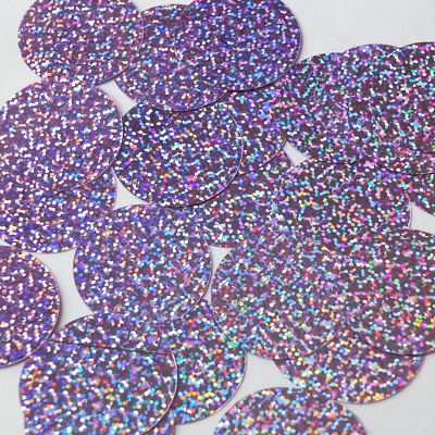 Sequins 40mm Light Lavender Hologram Glitter Sparkle Paillettes.Made in USA