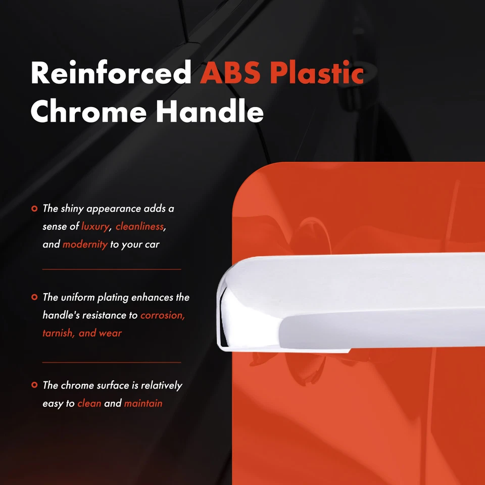 Decoración de puerta levadiza cromada sin cerradura para Scion xB 2004 2005 2006 con placa de metal Foto 4 de 4