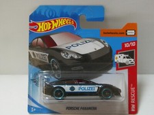 Hot Wheels Porsche Panamera Police Short Card