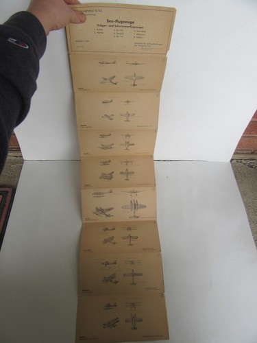 RARE 1943 German WWII Kriegsmarine Allied Invasion Plane Identification Guide - Picture 14 of 23