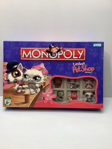 Littlest Pet Shop Monopoly Edition Gioco 100% Completo Vintage 2007 (M) - Foto 12 di 14