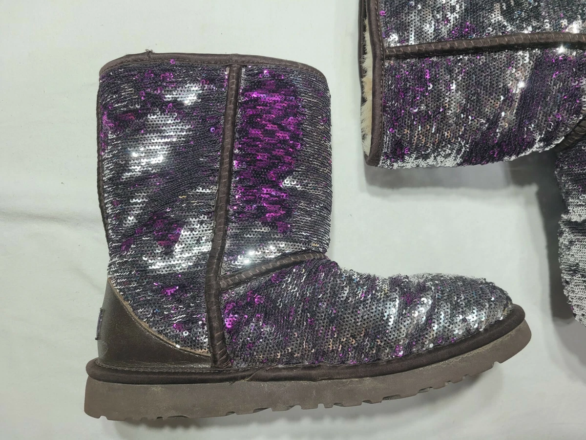 Flip sequin boots sale