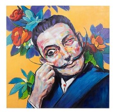 QUADRO STAMPA OLIO 100X100 CM SALVADOR DALI