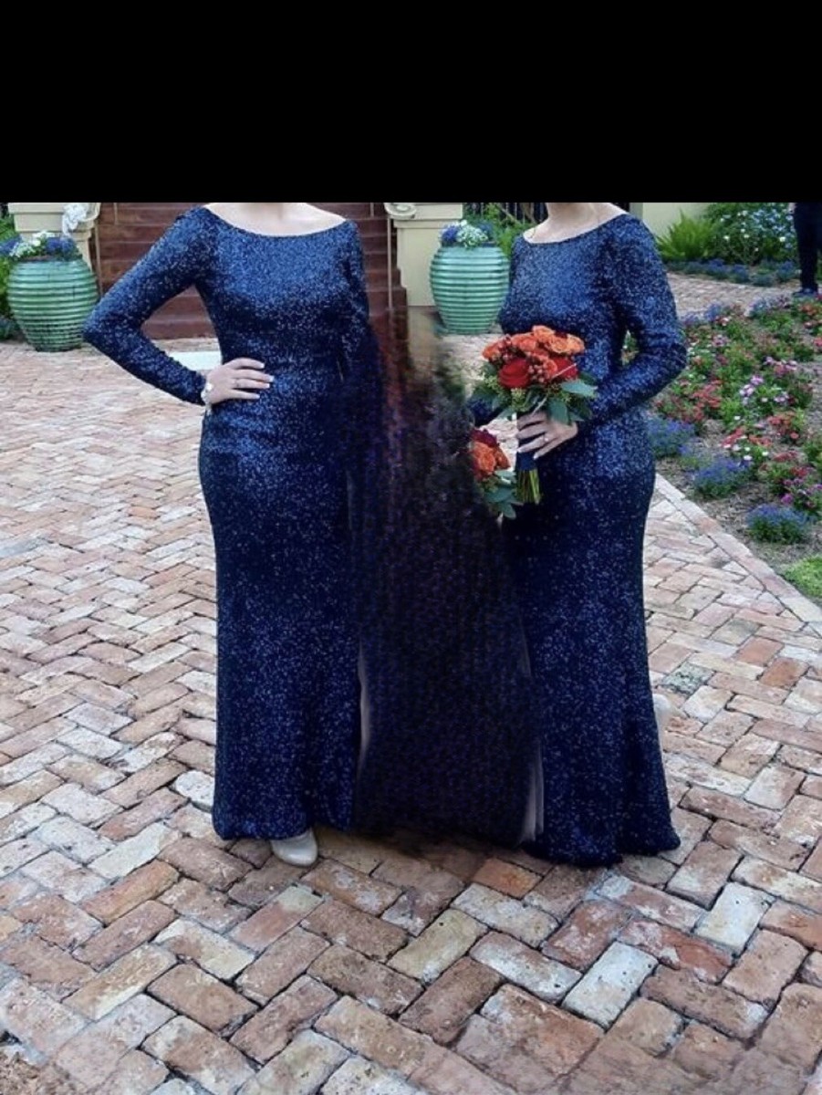 navy bridesmaid dresses with red flowers Hannah Floor-Length Navy Camellia Floral Bridesmaid Dress wine bengaline