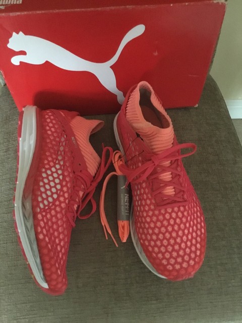 red puma running shoes womens