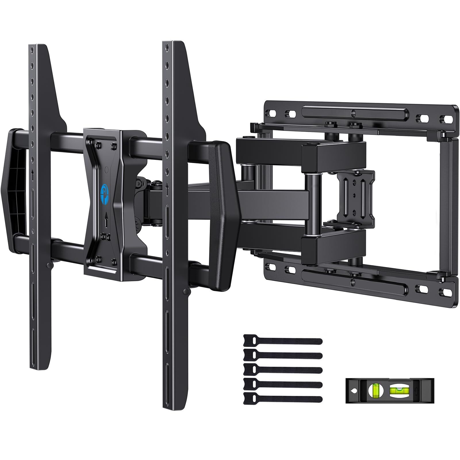Full Motion TV Wall Mount for Most 37-75 inch TVs, Wall Mount Bracket with Du...