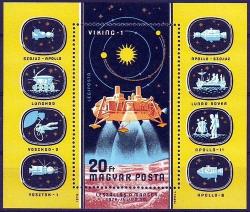 HUNGARY 1976 MS, Viking 1 Space Craft, Space Probes to Mars & Venus | eBay