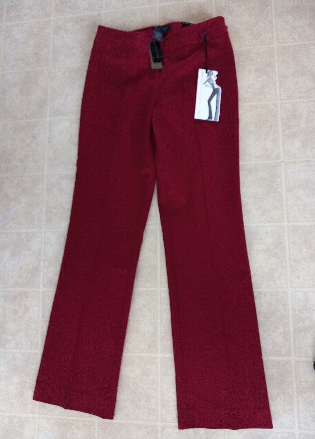 Limited Dark Red Low-Rise Bootcut Pants Size 2 New