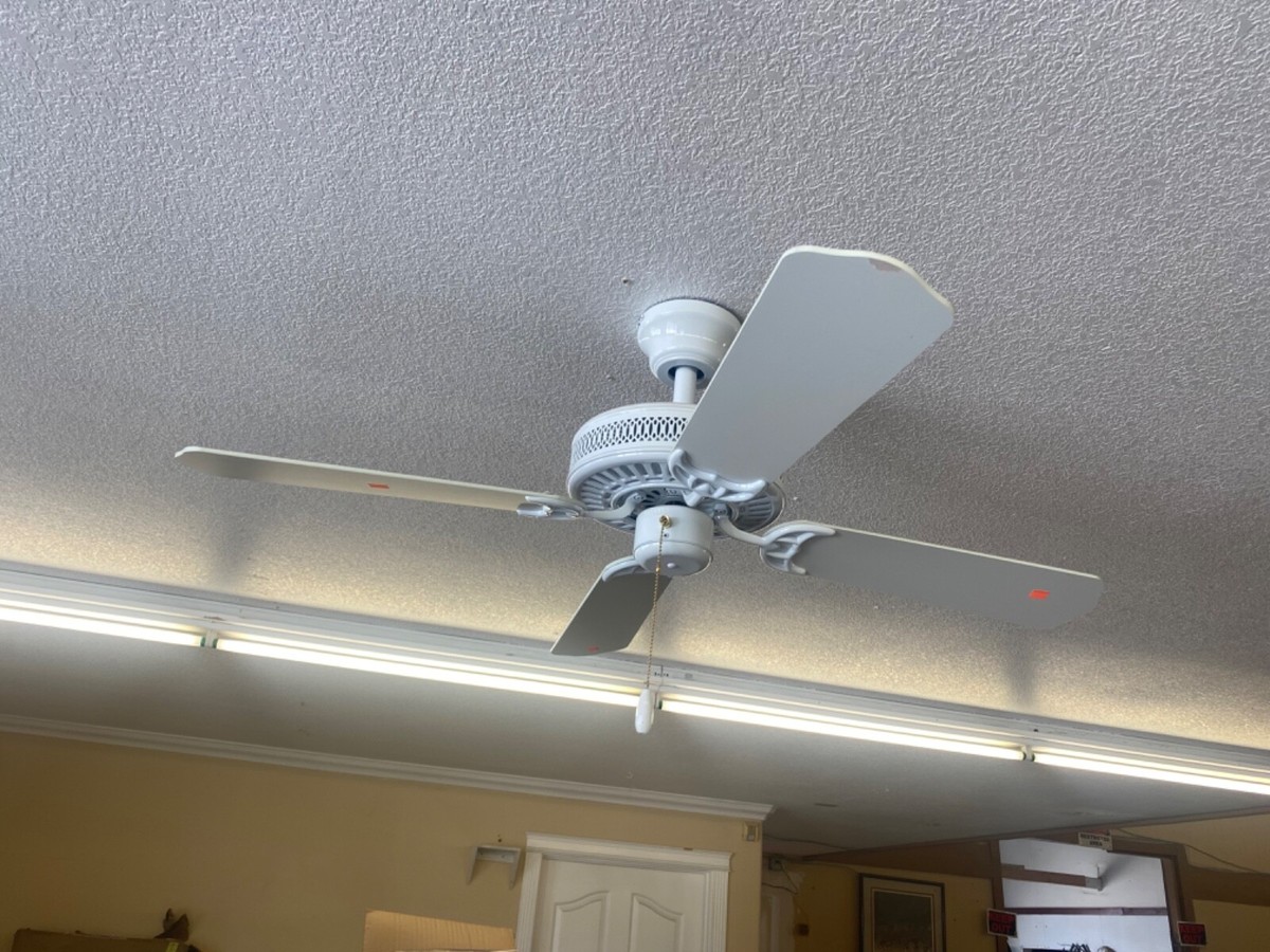 Seasons Ceiling Fan White Shelly Lighting