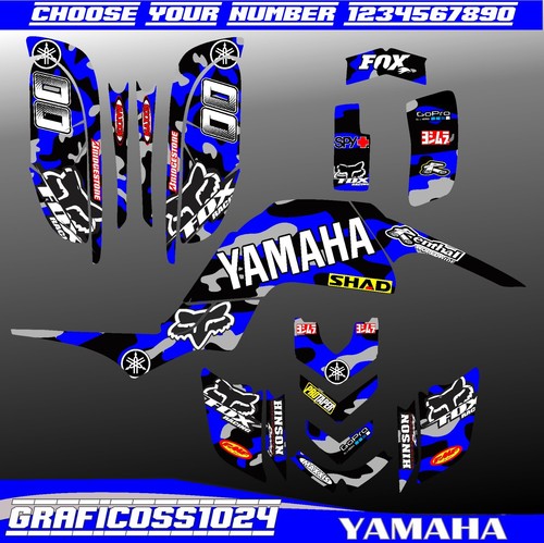 Kit Complet D'autocollants Décalcomanies Pour Yamaha Raptor 660 / 660R (Quad)
