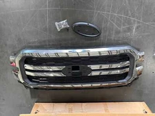 For 2024 2025 Ford F-150 F150 Lariat Chrome+Black Front Bumper Grille Grill