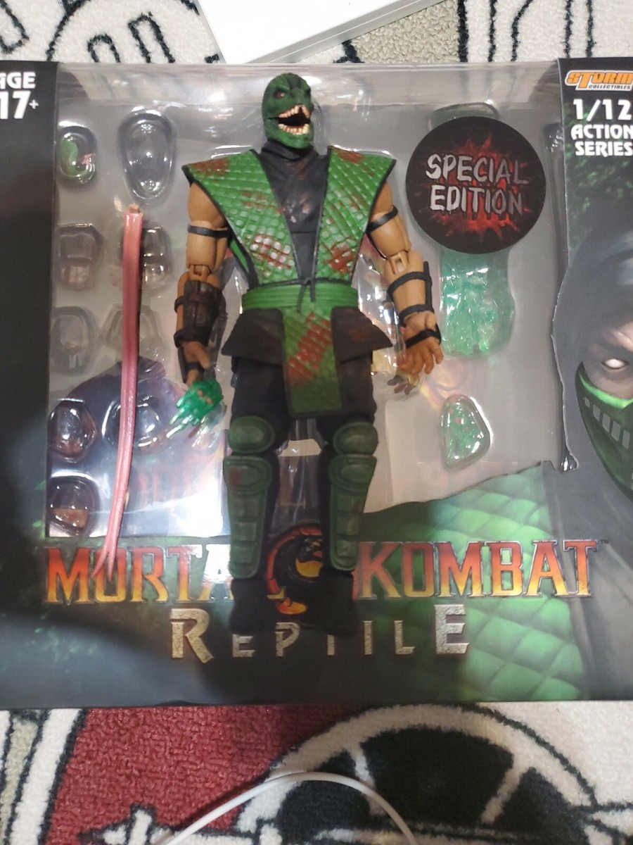 Storm Collectibles Mortal Kombat MK 1 and 2 Reptile Bloody