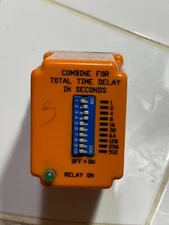 TBE-120-ABA Time Delay Relay Supply Voltage 120 VAC/DC  COME WITH BASE PLATE
