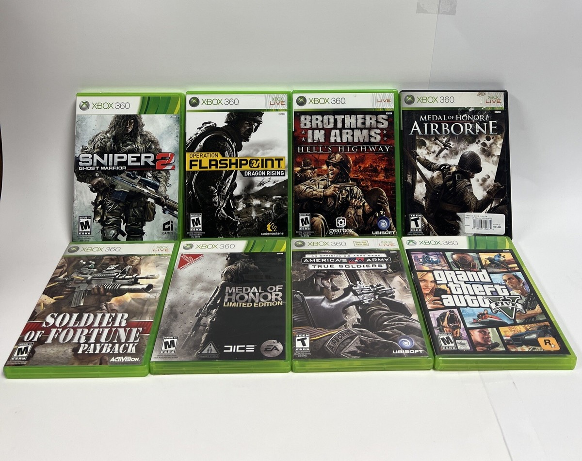 LOT XBOX 360 GAMES Shooter Games All Tested - Main Image