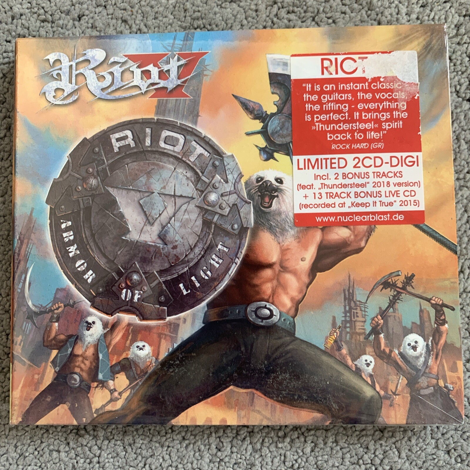 Armor of Light by Riot V (CD, 2018) New Sealed