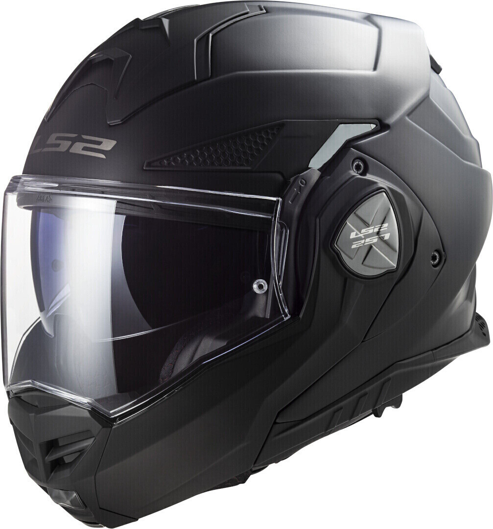 LS2, Motorcycle Modular Helmet ADVANT X Solid Mat Black, M - View #5