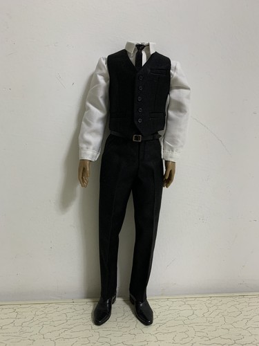 Toy center 1/6 Batman Black Coat Suit Clothing Set Model Toys - Picture 3 of 4
