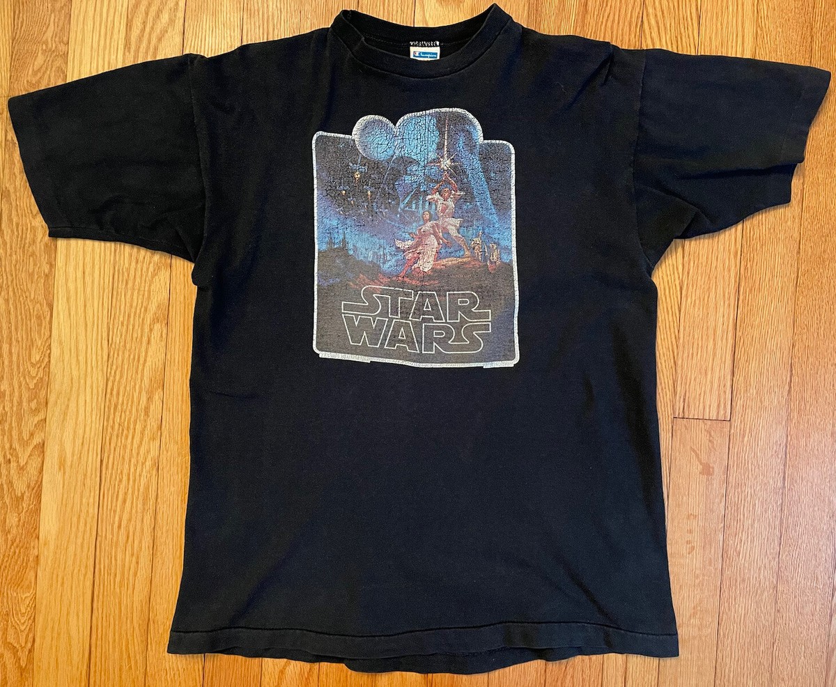 Lサイズ star wars tシャツ ビンテージ vintage usa Vtg 70s Star Wars Original Single Stitch Promo T-Shirt Size