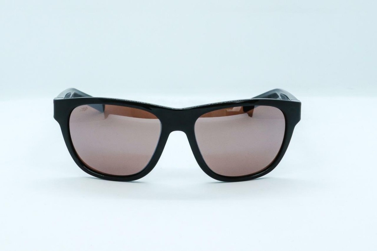 Costa Del Mar Bayside Sunglasses – Shiny Black Frame / Grey-Silver Mirror 580P Lenses