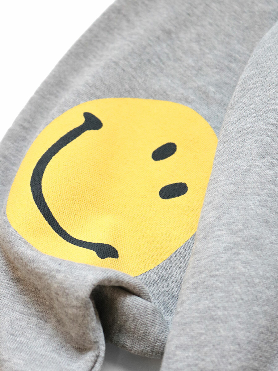 size 3 ] Kapital Capital Smily Patch Sweat Cardigun Gray From