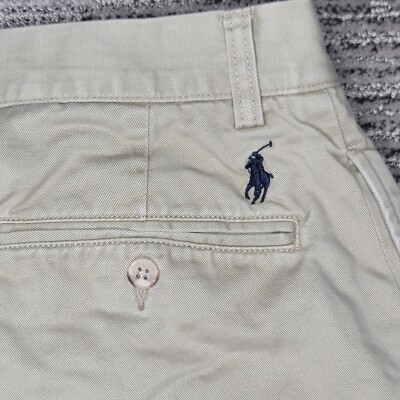 Polo Ralph Lauren Size 33/30 Men Pant Ethan Casual Mid Rise Khaki
