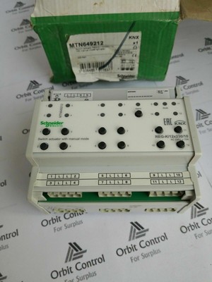 Mtn Schneider Knx Switch Actuator Reg K12 X 230 10 With Manual Mode Ebay