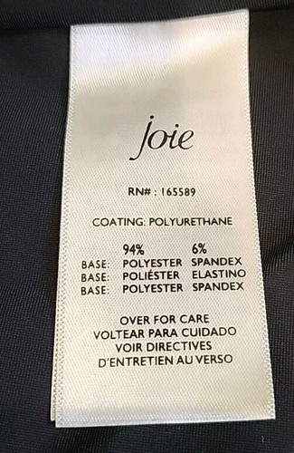 Neu mit Etikett Joie Damen-Leggings schwarz Medium hohe Taille veganes Kunstleder Mobwife Club - Bild 5 von 11