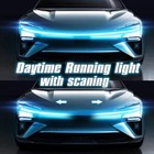 Universal White Flexible Car Hood Day Running LED Light Strip Accessories USA