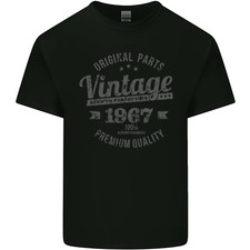 Vintage Year 58th Birthday 1967 Mens Cotton T-Shirt Tee Top
