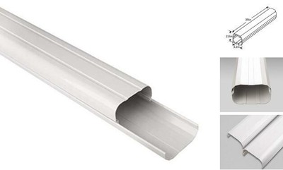 3in Decorative PVC Line Set Cover 39''L Straight Tubing Pipe for Central Air | eBay
