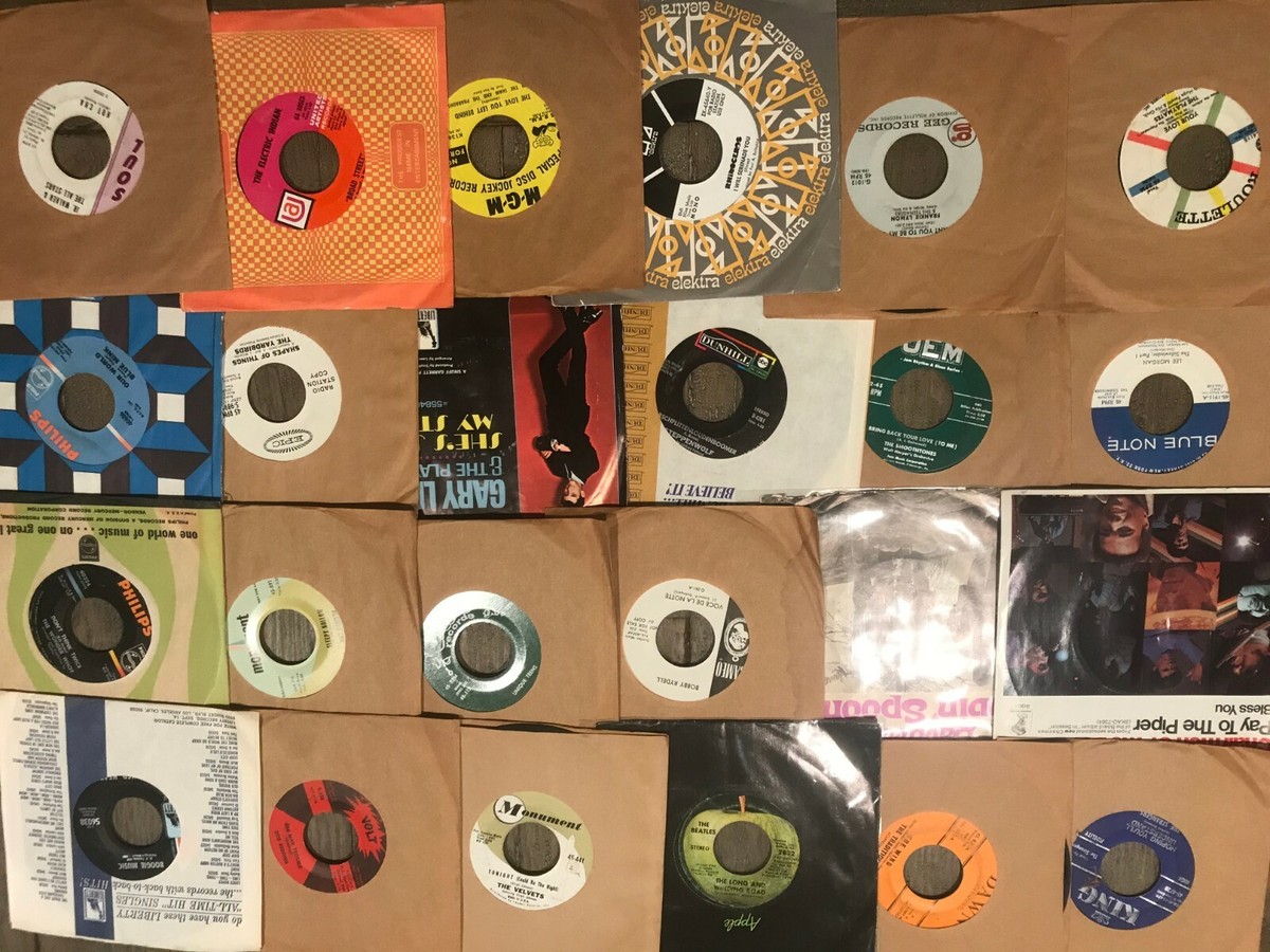 Lot 1950-70s Rock Pop Soul Jazz (16) VG Records 7