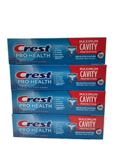 NEW Crest Lot of (4) Pro-Health Maximum Cavity Protect Toothpaste 4.3oz Exp 2026