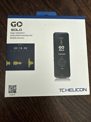 TC Helicon Go Solo Smartphone PC Interface DTM F/S. New Sealed In Box. Free Ship