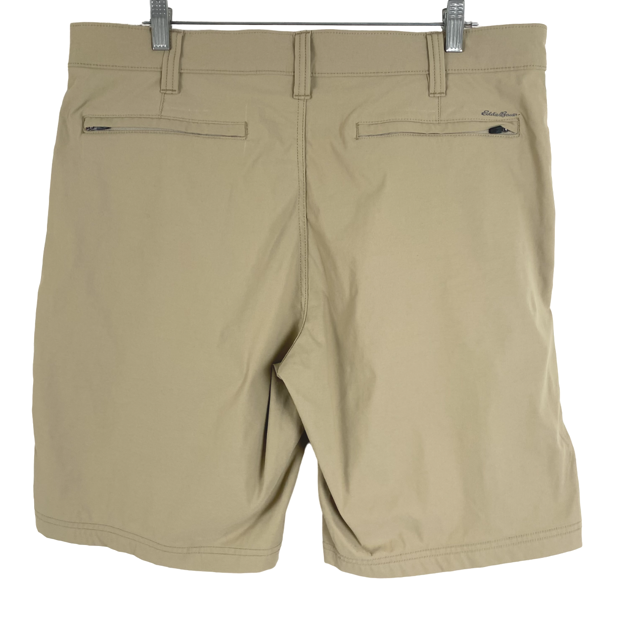 Eddie Bauer Travex Shorts Men's Size 38 Tan Outdoor Hiking Nylon