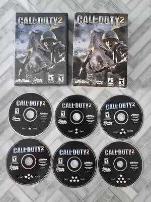 Call Of Duty 2 PC 2005 6 Discs