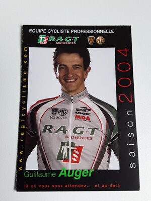 CYCLISME ** carte cycliste LAURENT LEFEVRE équipe LA BOULANGERE 2004 signée