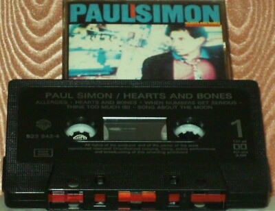 PAUL SIMON HEARTS AND BONES CASSETTE ALBUM Pop Rock | eBay 