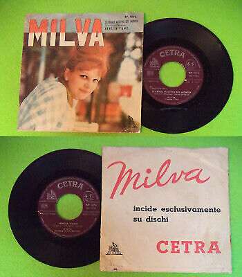 LP 45 7''MILVA Il primo mattino del mondo Venezia ti amo 1961 italy no cd mc dvd