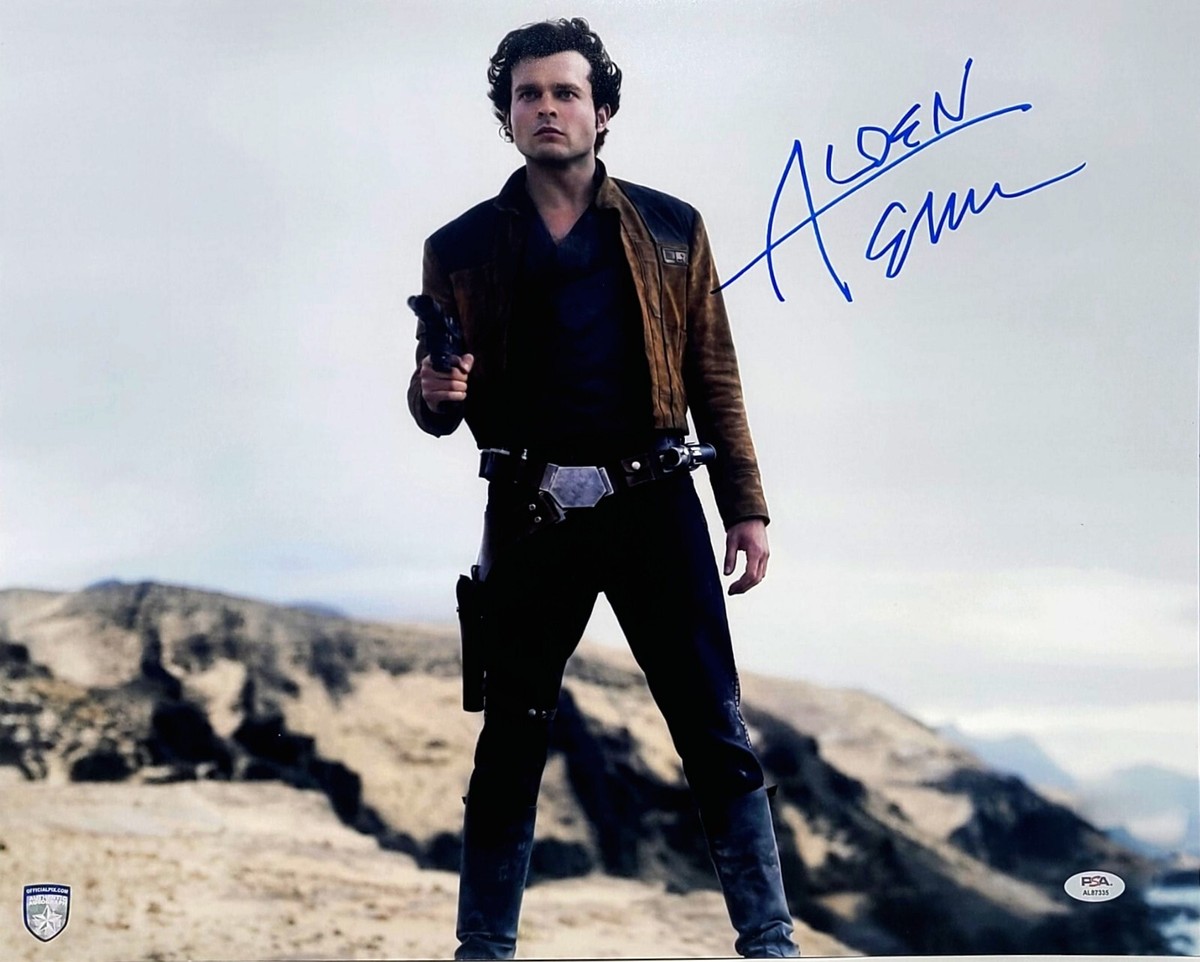 ハン・ソロ/スターウォーズ ストーリー オールデン・エアエンライク 直筆サイン ALDEN EHRENREICH Signed STAR WARS 